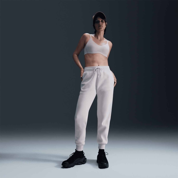 Nike Alate Minimalist Sports Bra - Particle Beige/White