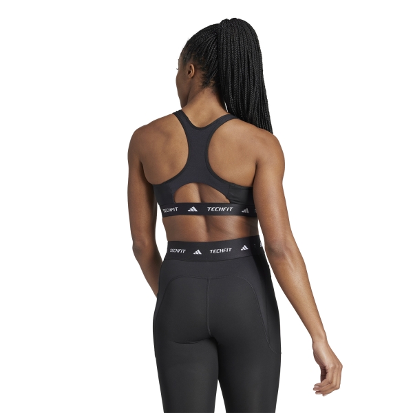 adidas TechFIT Pro Sports Bra - Black