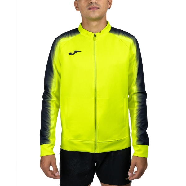 Men's Training Jacket and Hoodie Joma Elite XI Jacket  Fluor Yellow/Black 103803.061