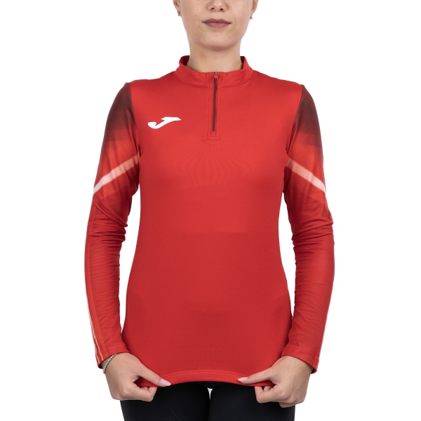 Women's Running Shirt Joma Elite XI Logo Shirt  Red/White 902253.602