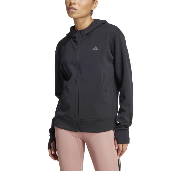 Women's Fitness & Training Shirt and Hoodie adidas D4T Hoodie  Black JP2654