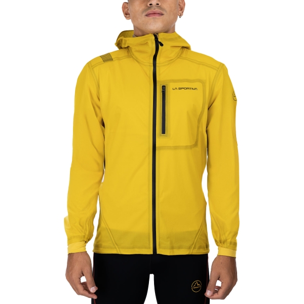 Men's Trail Running Jackets La Sportiva Ethereal Pro Jacket  Yellow/Black ZARJ024Y00K00