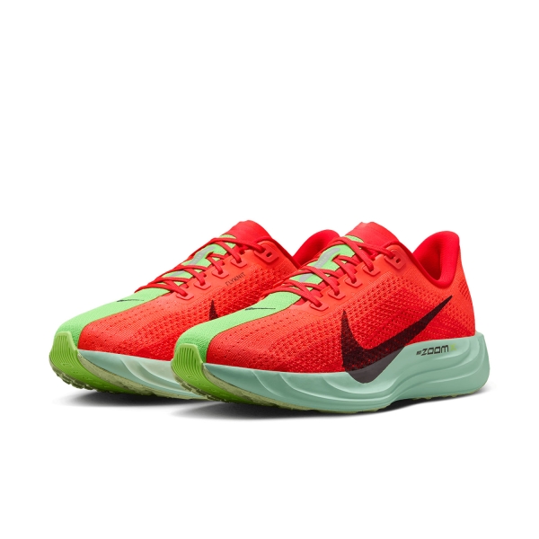 Nike Pegasus Plus - Bright Crimson/Cave Purple/Lime Blast