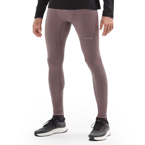 Men's Trail Running Pants & Tights NNormal Active Tights  Purple N2CMAT1002