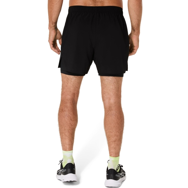 ASICS Core 2 in 1 5in Shorts - Performance Black