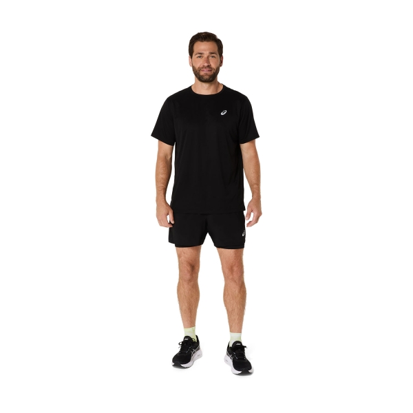 ASICS Core 2 in 1 5in Shorts - Performance Black