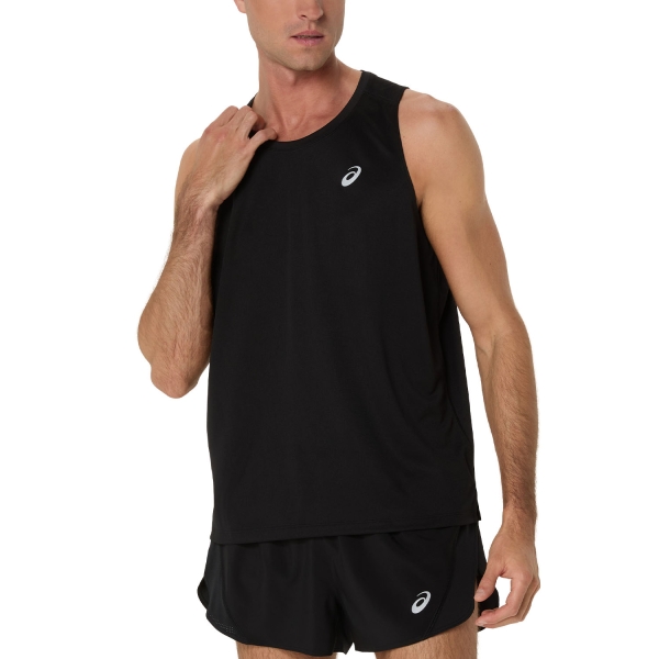 Men's Running Tank ASICS Core Tank  Performance Black 2011D223001