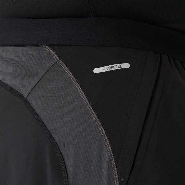 ASICS Road Logo 2 in 1 5in Pantaloncini - Performance Black/Graphite Grey