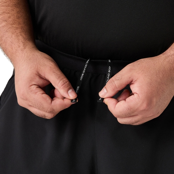 ASICS Road Logo 5in Shorts - Performance Black/Graphite Grey