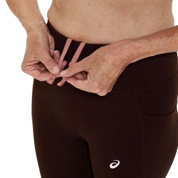 ASICS Nagino Logo Tights - Coffee