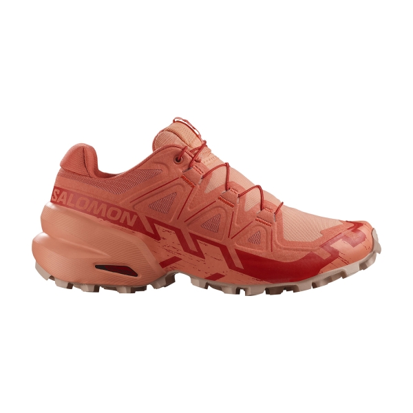 Women's Trail Running Shoes Salomon Speedcross 6  Emberglow/Fusion Coral/Flame Scarlet L47766200