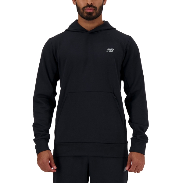 Felpa Running Uomo New Balance Tech Knit Hoody  Black MT41139BK