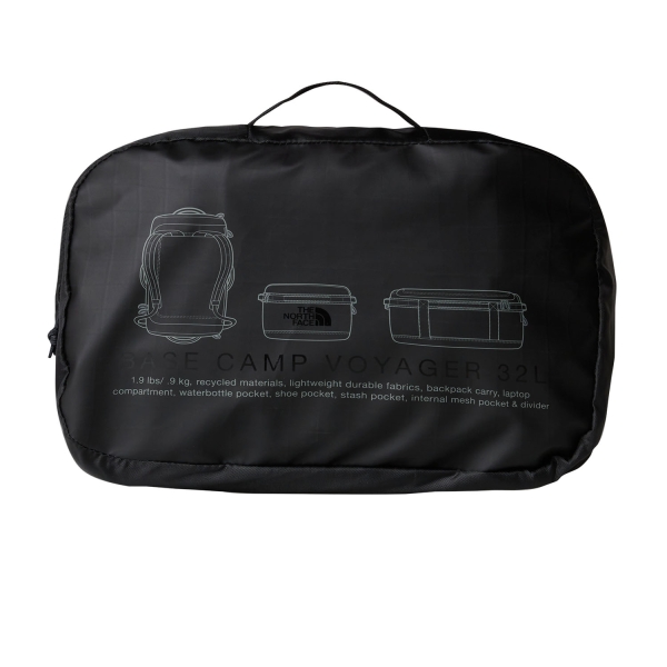 The North Face Base Camp Voyager 32L Duffle - TNF Black/Asphalt Grey