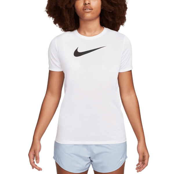 Women's Fitness & Training T-Shirt Nike DriFIT Logo TShirt  White FQ4975100