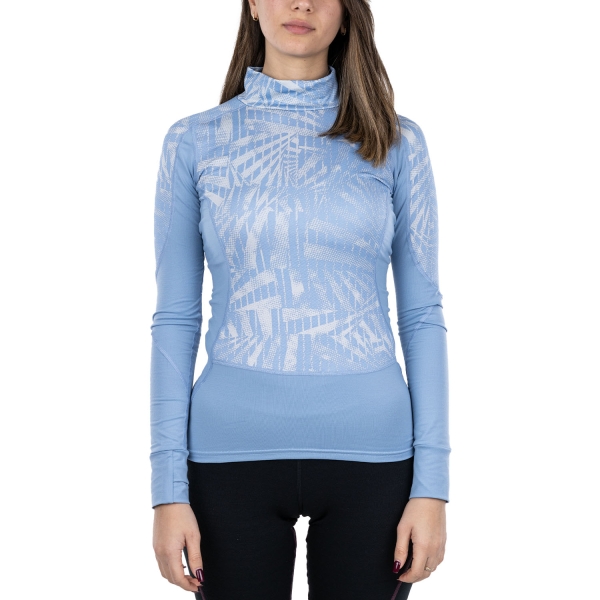 Women's Shirts Sport Underwear Mizuno Virtual Body G4 Breath Thermo Shirt  Glacier Lake A2GAB71028
