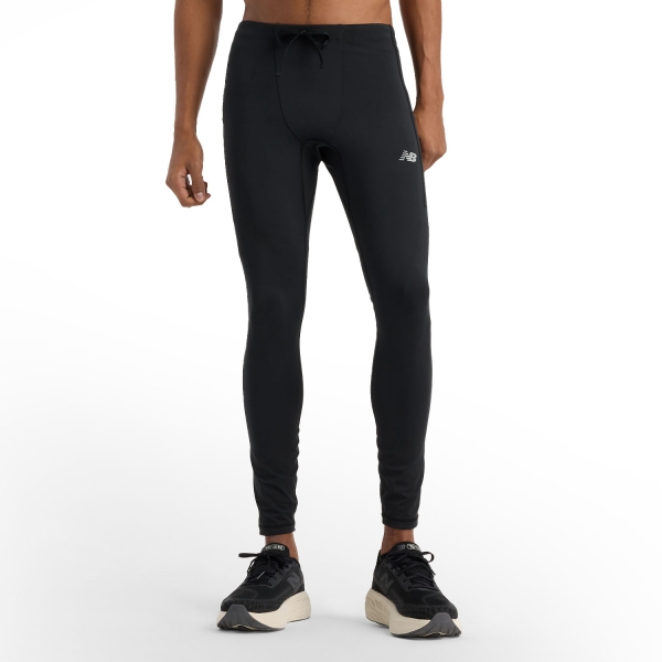 Men's Running Tights and Pants New Balance RC Pocket Tights  Black MP51273BK