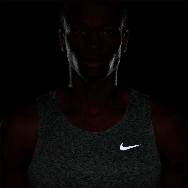 Nike Dri-FIT ADV Stride Canotta - Smoke Grey/Heather/Reflective Silver