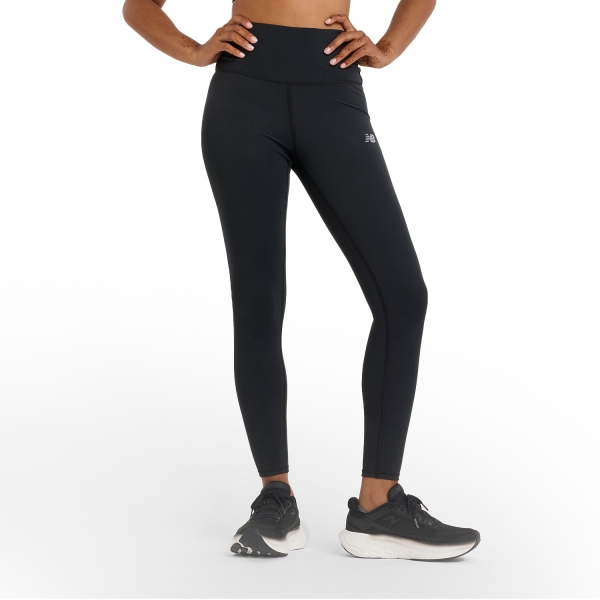 Women's Running Tights New Balance Harmony Pro Tights  Black WP51112BK