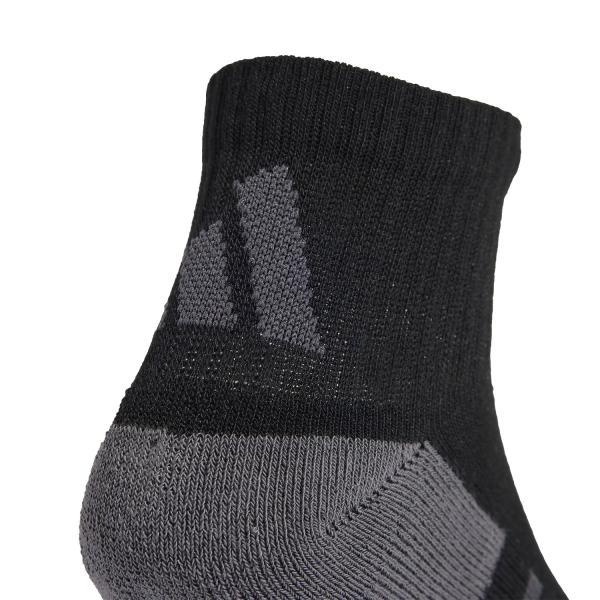adidas Essential CLIMACOOL x 3 Socks - Black/Grey Six