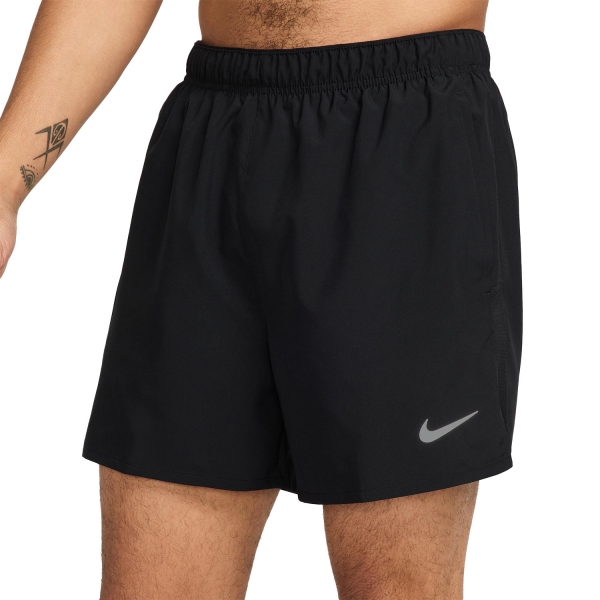 Men's Running Shorts Nike Challenger 2 in 1 5in Shorts  Black/Reflective Silver HJ3588010