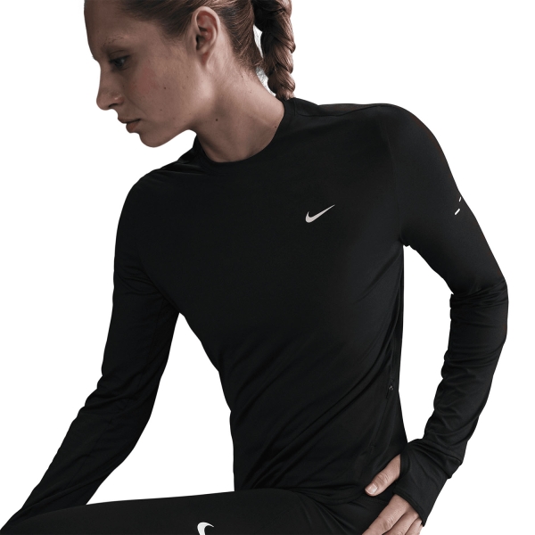 Nike Dri-FIT Swift Shirt - Black/Reflective Silver