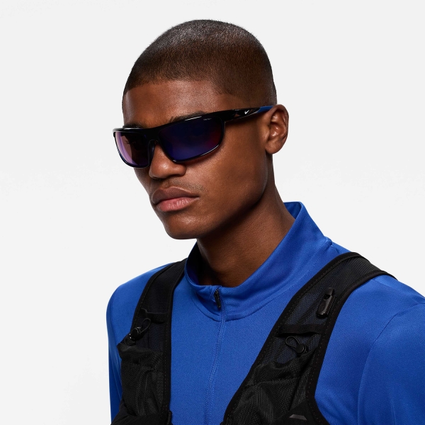Running Sunglasses Nike Windtrack RT Sunglasses  Midnight Navy/Road Blue Mirror NKEV24004410