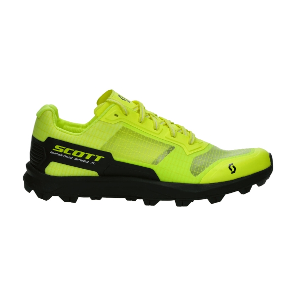 Women's Trail Running Shoes SCOTT Supertrac Speed RC  Black/Safety Yellow 4178116802