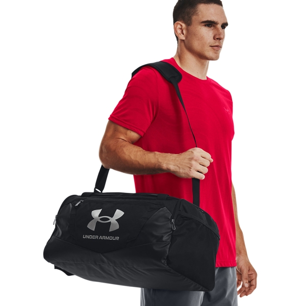 Under Armour Undeniable 5.0 Small Duffle - Black/Metallic Silver