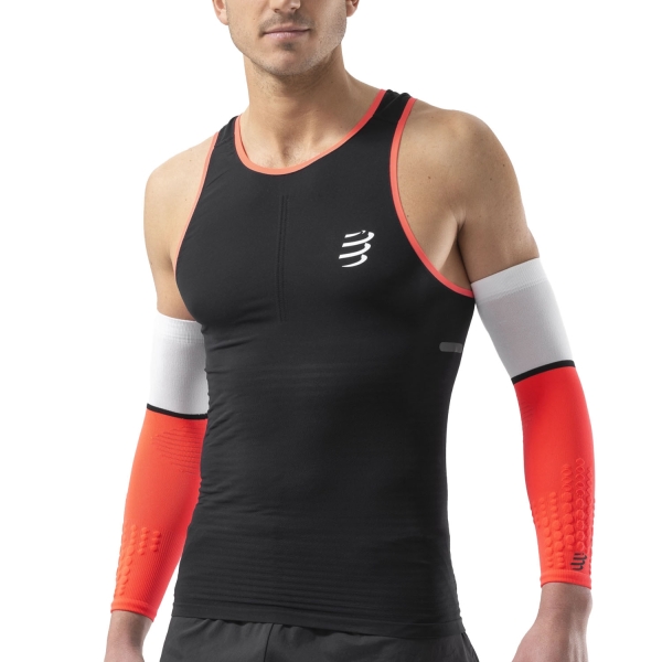 Men's Running Tank Compressport Pro Tank  Black ATSM7429041