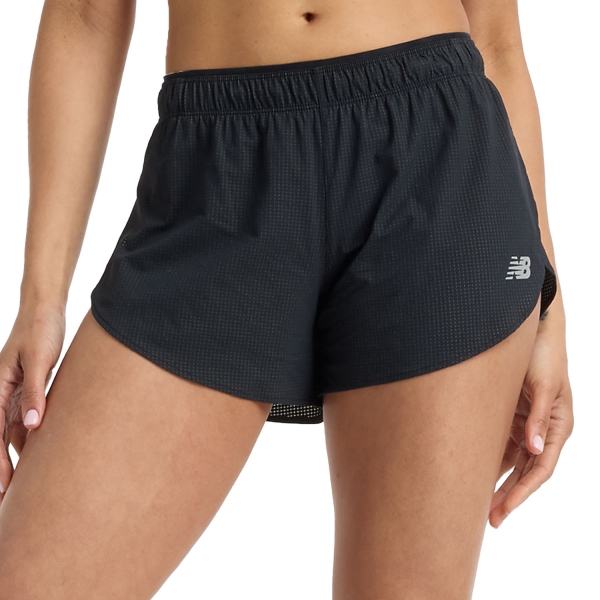 Women's Running Shorts New Balance RC Ultra Light 3in Shorts  Black WS51288BK