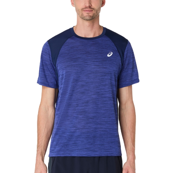 Men's Running T-Shirt ASICS Road TShirt  Dark Cobalt 2011C992401