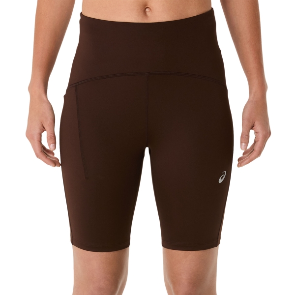 Women's Running Shorts ASICS Road High Waist 8in Sprinter Shorts  Coffee 2012C967200