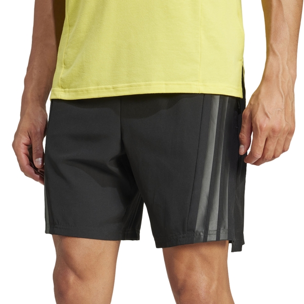 Men's Training Short adidas D4t 3 Stripes 7in Shorts  Black JE56827in