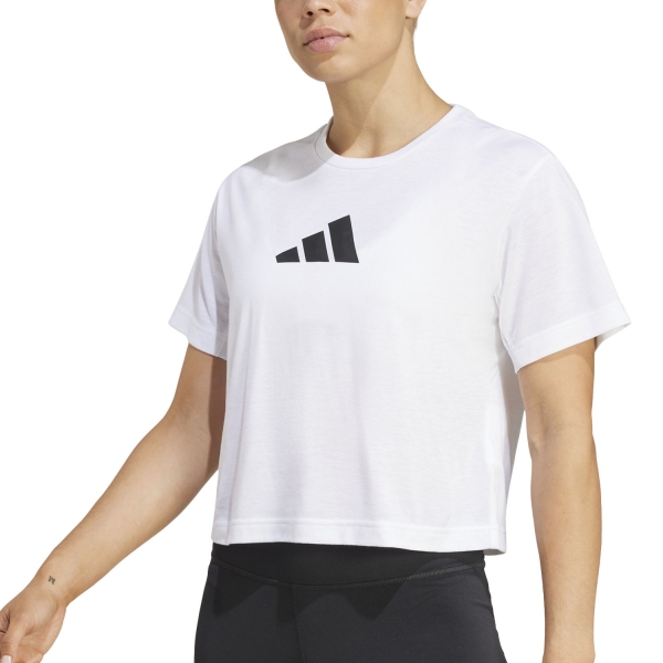 Women's Fitness & Training T-Shirt adidas Essentials Logo TShirt  White JG8615