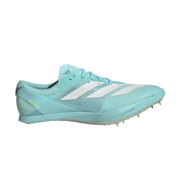 Men's Racing Shoes adidas ADIZERO Finesse  Flash Aqua/Zero Metallic/Lucid Lemon JH5226