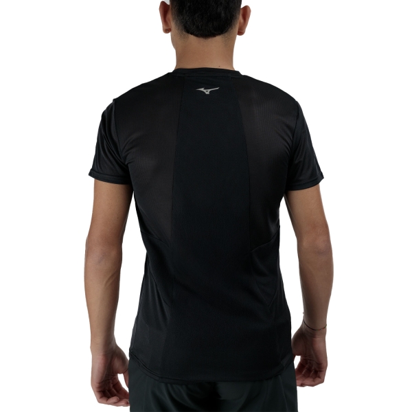Mizuno Dryaeroflow Logo T-Shirt - Black