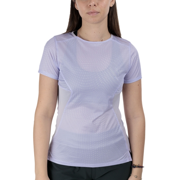 Women's Running T-Shirts Mizuno DryLite Graphic TShirt  Thistle J2GAC20583