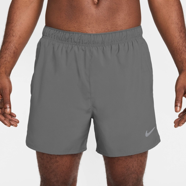 Men's Running Shorts Nike Challenger 2 in 1 5in Shorts  Smoke Grey/Dark Smoke Grey/Reflective Silver HJ3588084