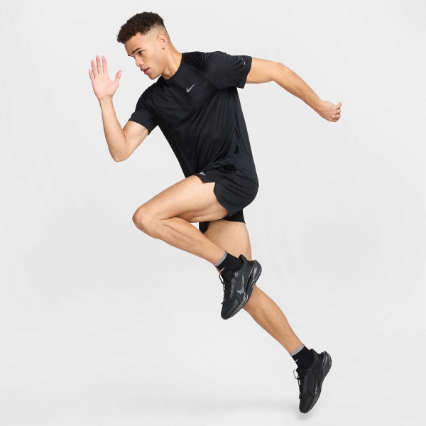 Nike Dri-FIT ADV Stride T-Shirt - Black/Reflective Silver