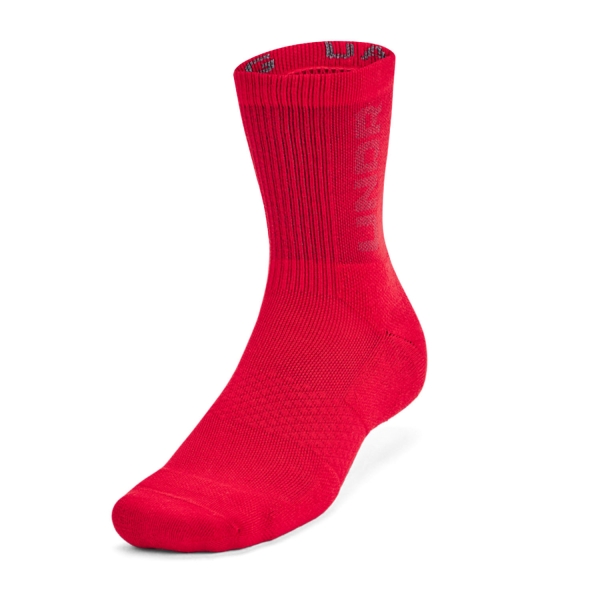 Under Armour 3 Maker x 3 Socks - Red/Castelrock