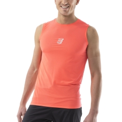 Compressport Logo Tank - Fluo Red