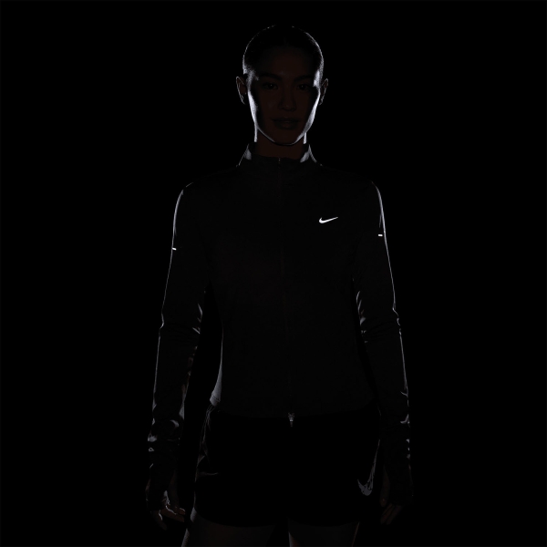 Nike Swift Sudadera - Black/Reflective Silver