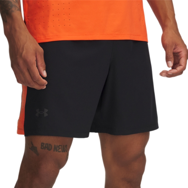 Men's Running Shorts Under Armour Launch Elite 7in Shorts  Black/Reflective 13765080002