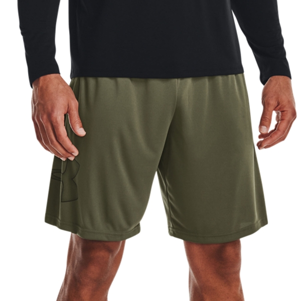 Men's Training Short Under Armour Tech Graphic 10in Shorts  Marine Od Green/Black 13064430390