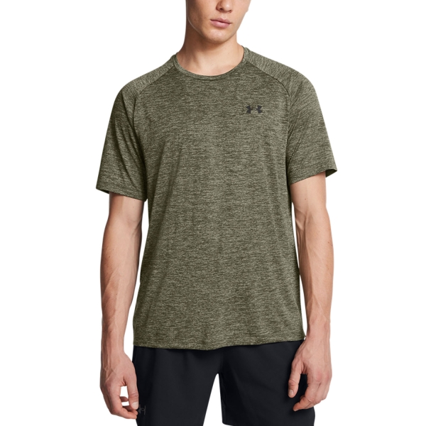 Men's Running T-Shirt Under Armour Tech 2.0 TShirt  Marine Od Green/Black 13264130390