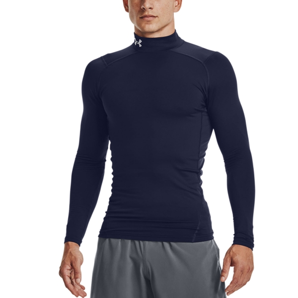Men's Shirt Underwear Under Armour ColdGear Shirt  Midnight Navy/White 13660720410