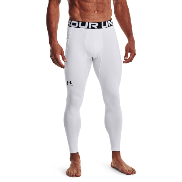 Men's Underwear Tights Under Armour ColdGear Tights  White/Black 13660750100