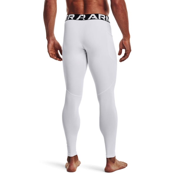 Under Armour ColdGear Mallas - White/Black