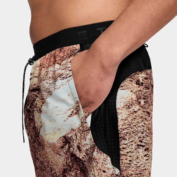 Nike Dri-FIT AOP 6in Shorts - Sail/Black
