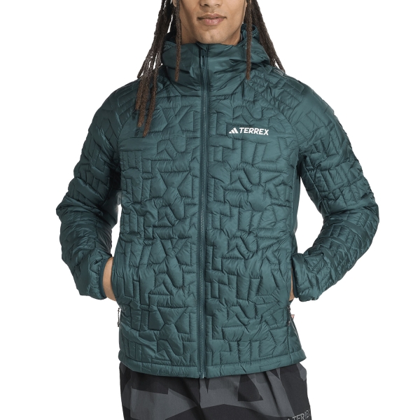 Men's Outdoor Jacket and Shirt adidas Terrex Xperior Primaloft Jacket  Aurora Ivy JM4877